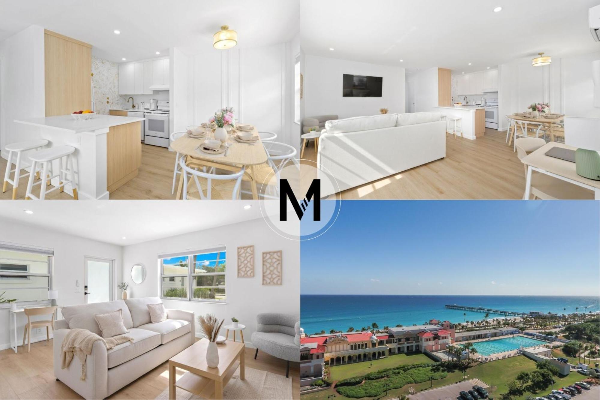 M Lake Worth Beach - Modern Villas Near West Palm Beach, Chic Retro Vibes, King Bed, Cozy Backyard, Bbq, Workspace, High-Speed Internet, Free Parking, 5 Minutes To Downtown & Beach מראה חיצוני תמונה